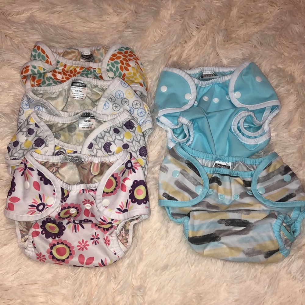 Lot of 6 Size 2 Thirsties Covers